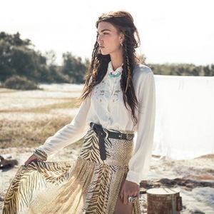 Spell & The Gypsy Collective Animal Print Maxi Skirt